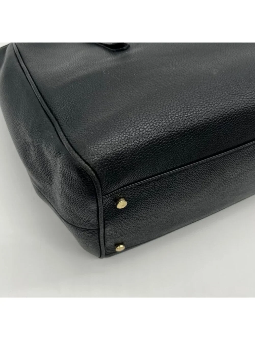 Kate Spade Black Pebbled Leather Mulberry Street Lise Satchel Bag